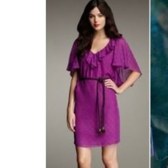 Milly Dresses & Skirts - Milly purple dress with rope belt sz 6 NWOT